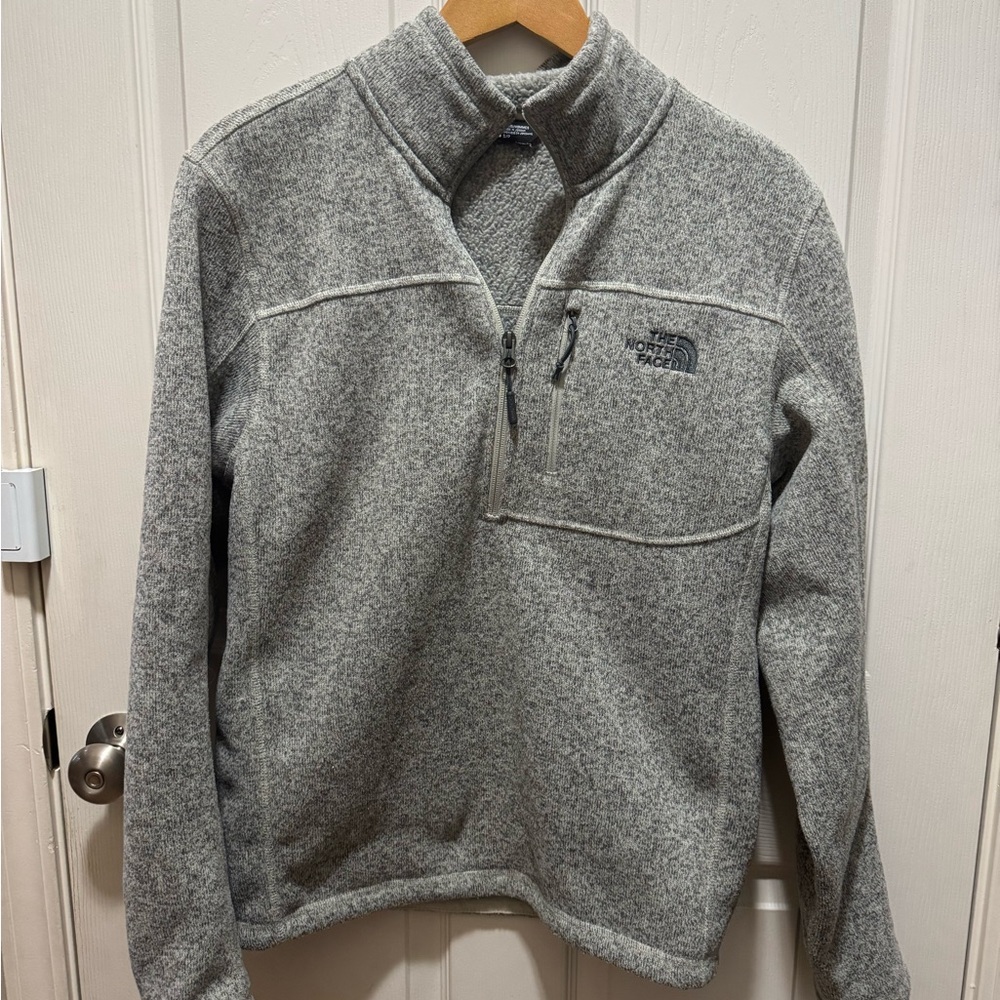 The North Face Gray Half-Zip Pullover